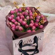 Монобукет из тюльпанов Columbus 🌸 0