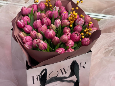 Монобукет из тюльпанов Columbus 🌸