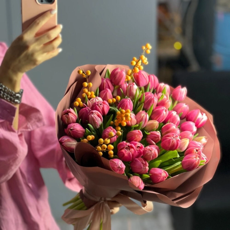 Монобукет из тюльпанов Columbus 🌸