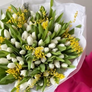 101 тюльпан и мимоза 4