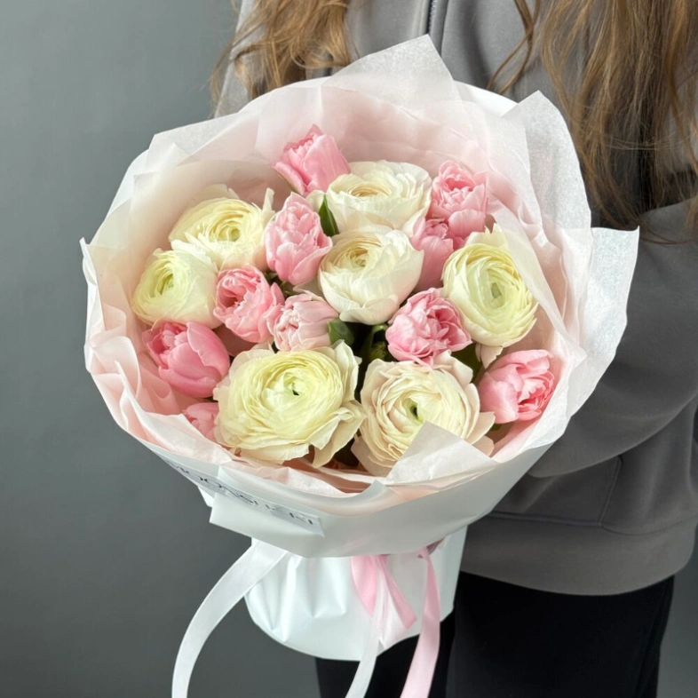 EXCLUSIVE | она будет в восторге | ранункулюсы тюльпаны