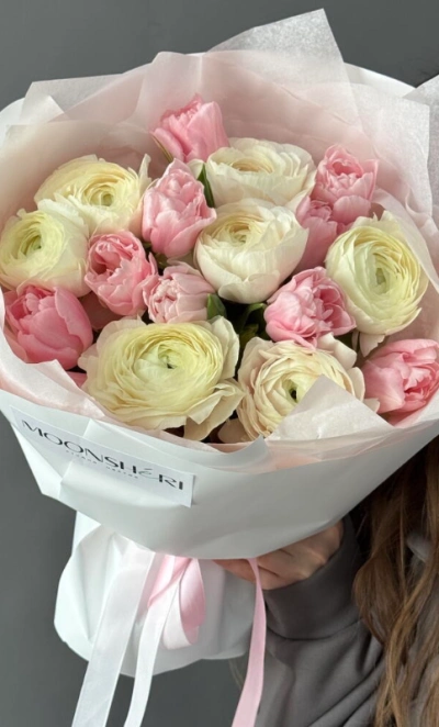 EXCLUSIVE | она будет в восторге | ранункулюсы тюльпаны