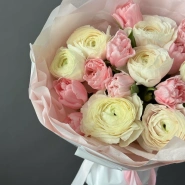 EXCLUSIVE | она будет в восторге | ранункулюсы тюльпаны 3