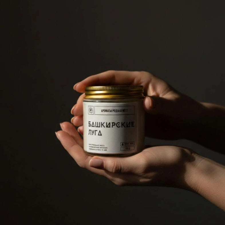 Ароматическая свеча &laquo;Башкирские луга&raquo;
