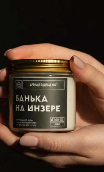 Ароматическая свеча «Банька на Инзере»