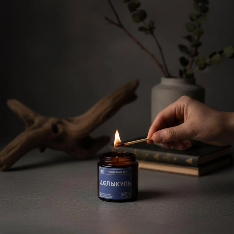 Ароматическая свеча &laquo;Аслыкуль&raquo;