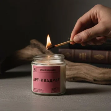 Ароматическая свеча «Арт-квадрат»