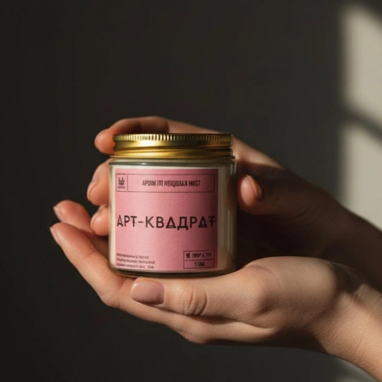 Ароматическая свеча &laquo;Арт-квадрат&raquo;