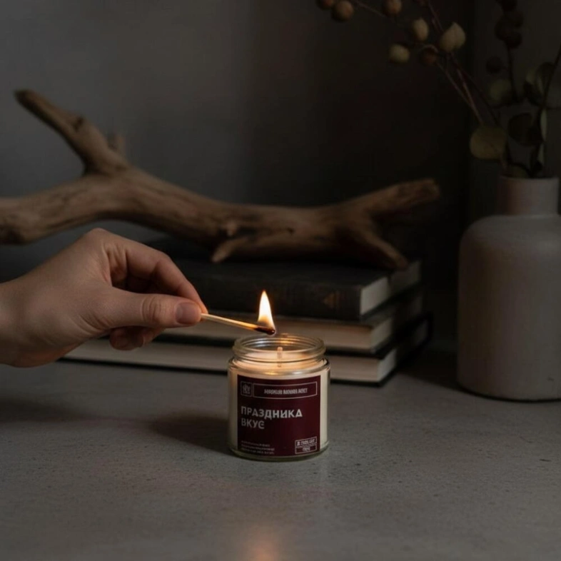 Ароматическая свеча &laquo;Праздника вкус&raquo;