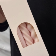 Набор столовых свечей (3шт) пудро-розовые 2