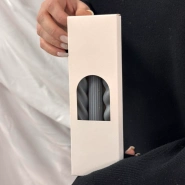 Набор столовых свечей (3шт) в благородном оттенке 2