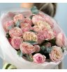 Любимой 💗5 кустовых роз тендрессе с эвкалиптом