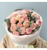 Любимой 💗5 кустовых роз тендрессе с эвкалиптом 1