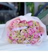 Букет «BARBIE SIZE» / 25 пион Сара Бернар-ромашка 2