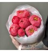 Букет «Пиономания» / пионы 7 Coral Charm