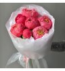 Букет «Пиономания» / пионы 7 Coral Charm 3