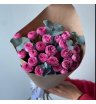Моно кустовых роз Джизель с эвкалиптом 2