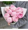 9 розовых пионов Сара Бернар
