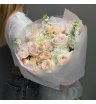 Огромный нежный букет с Ароматными Розами и Маттиолой 2