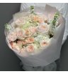 Огромный нежный букет с Ароматными Розами и Маттиолой