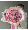 Шикарное моно из пионовидных роз