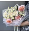 Сезонный букет с георгинами N2 1