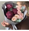 Кустовые розы и хризантемы бигуди 1