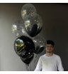 Гелиевые шары «С Днем рождения» Black
